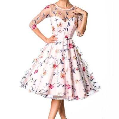 Vestido Belsira Premium Floral - Rosa (SKU: 50174-007)