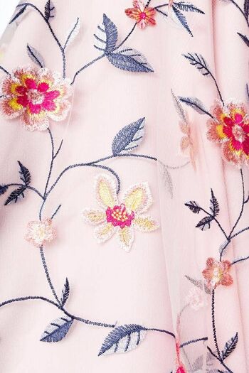 Robe Florale Premium Belsira - Rose (SKU: 50174-007) 4