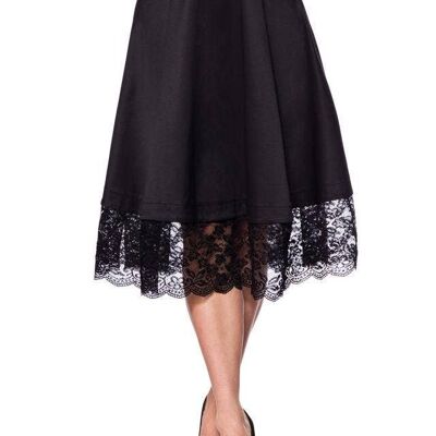 Flared Vintage Skirt - Black (SKU: 50162-002)