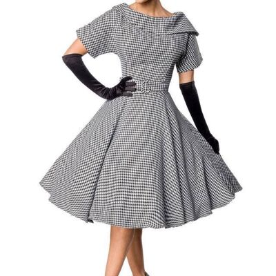 Premium Vintage Swing Dress - Gray (SKU: 50150-079)