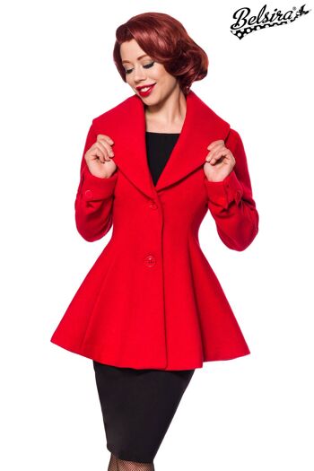 Veste en laine Belsira Premium - Rouge (SKU: 50129-013) 1