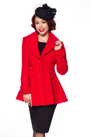 Veste en laine Belsira Premium - Rouge (SKU: 50129-013) 2