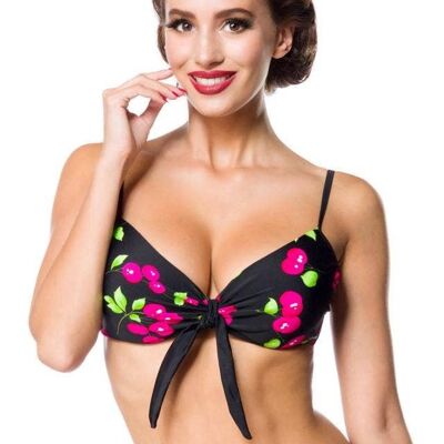Vintage swim top - black/pink (SKU: 50111-004)