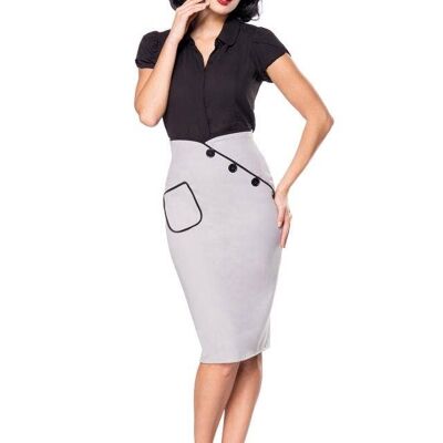 Pencil Skirt - Gray (SKU: 50106-079)
