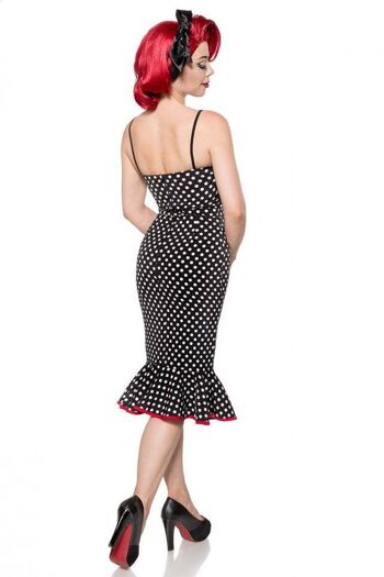 Robe Rétro - Noir/Blanc (SKU: 50082-010) 3