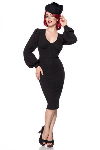 Robe Rétro - Noir (SKU: 50080-002) 2