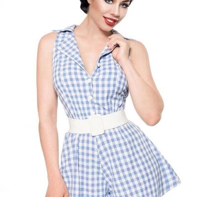 Retro Jumpsuit - Blue/White (SKU: 50072-120)