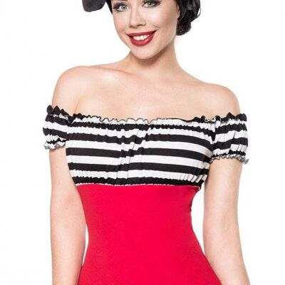 Haut Jersey - Rouge/Noir/Blanc (SKU: 50069-041)