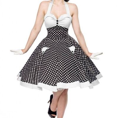 Vintage Swing Dress - Black/White (SKU: 50066-010)