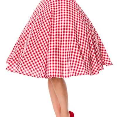 circle skirt - red/white (SKU: 50065-009)