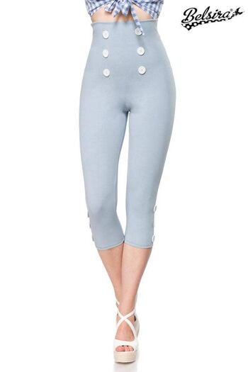 Pantalon Capri - Bleu Clair (SKU: 50059-185) 1