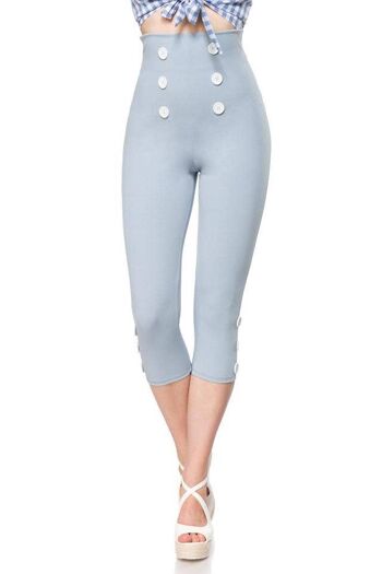 Pantalon Capri - Bleu Clair (SKU: 50059-185) 2