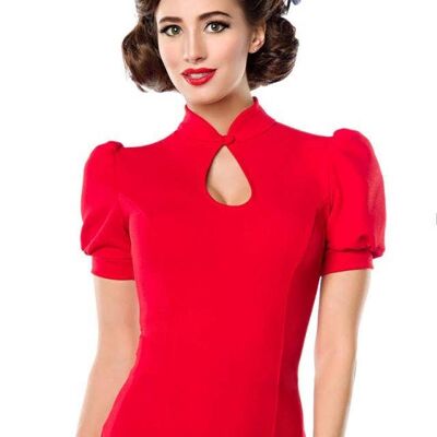 Blusa in jersey - Rosso (SKU: 50056-013)