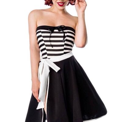 Wrap Skirt - Black/White (SKU: 50035-010)
