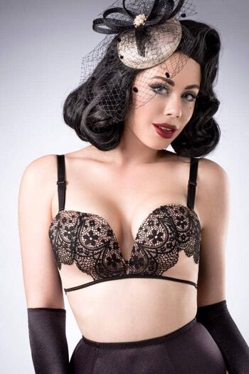 Ensemble soutien-gorge PROMOTIONNEL - beige/noir (SKU: 15186-084) 4