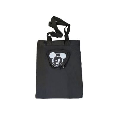 Disney Mickey Pocket Shopping Bag Negro