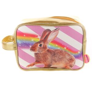 Trousse de toilette lapin arc-en-ciel