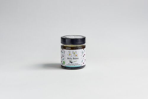 Olives Noires Chetoui Bio à L'huile d'Olive et au Romarin Sauvage