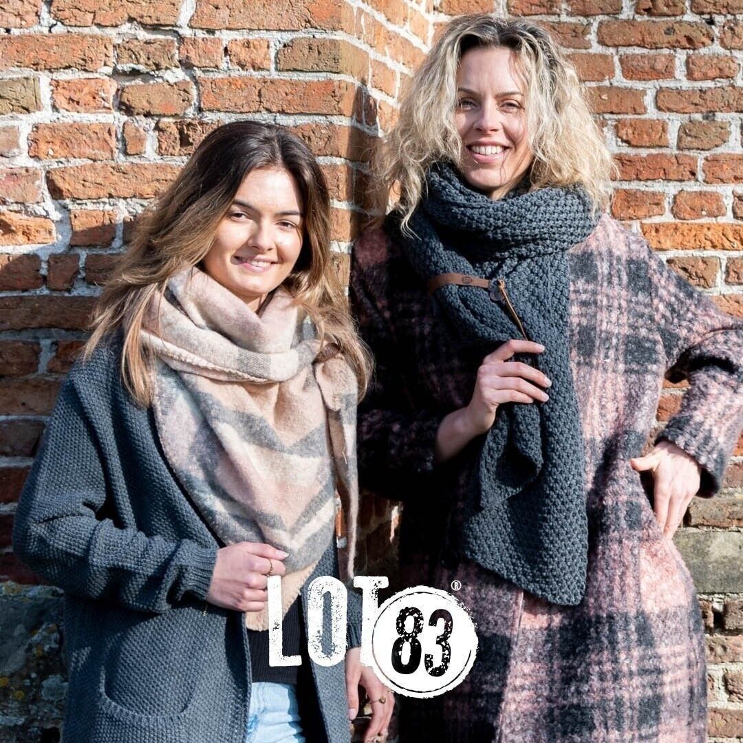 Sciarpa Nina Ruit rosa chiaro