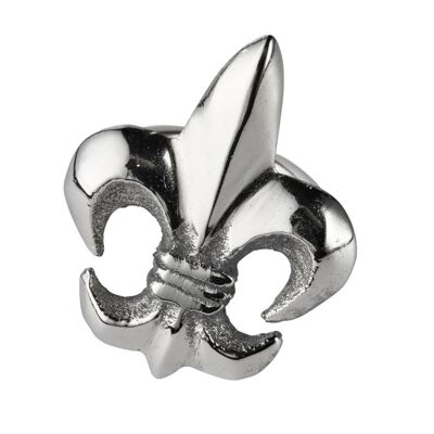 Napkin rings lily silver set of 6