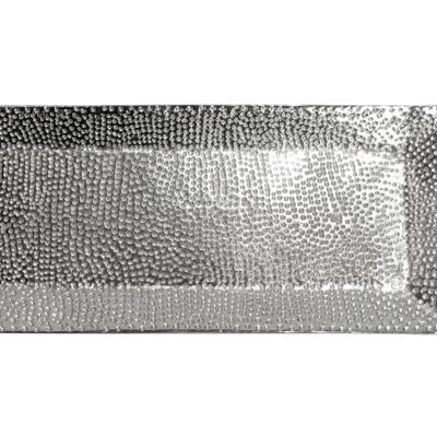 Schale Hammerschlag Silber 40 cm