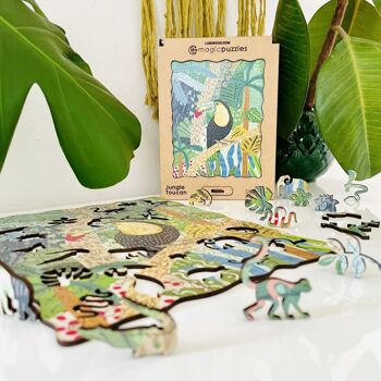 Jungle Toucan Puzzle Premium Box 9