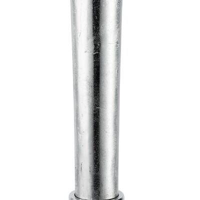 Vase Aluminium Silber L