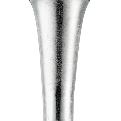 Vase Aluminium Silber L