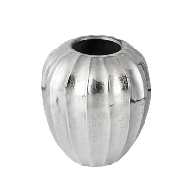 Vase Silver Aluminum M
