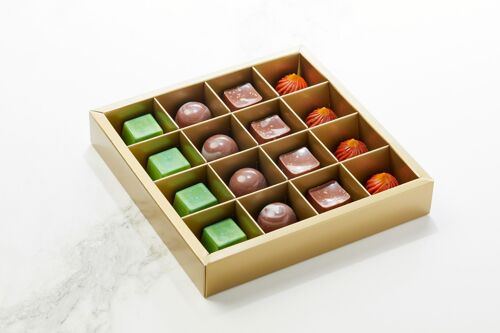 Filled chocolates mixed 16pc s4
