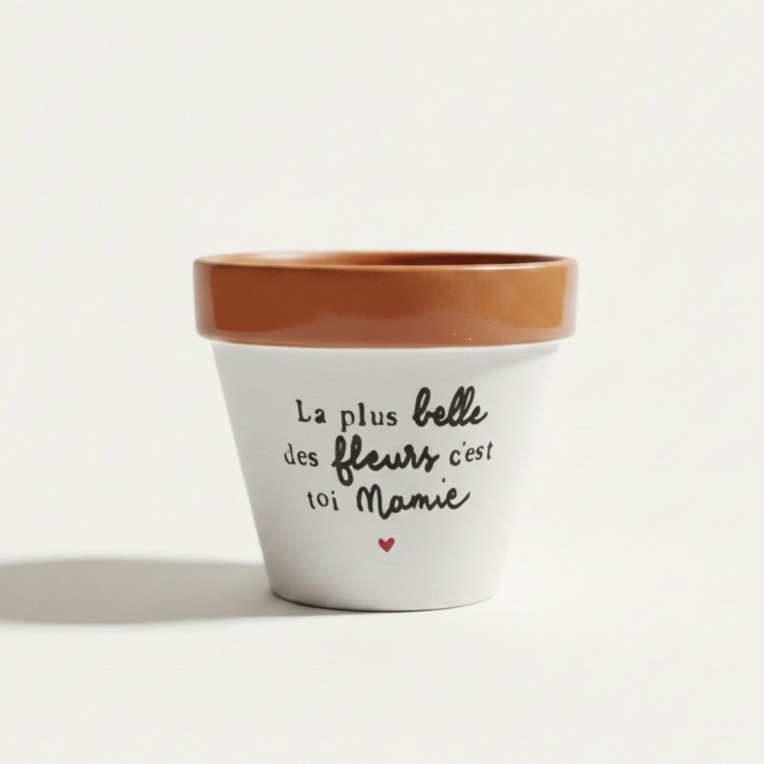 Flower pot, flower pot "The most beautiful flower is you Grandma ♥", Grandmother's Day, original grandma gift