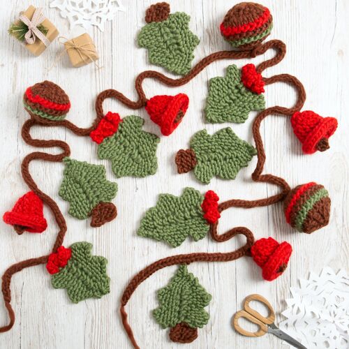 Christmas Garland Knitting Kit