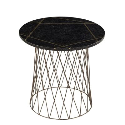 Marriot Cage Coffee Table 50x50x40 cms MCCT017BRB