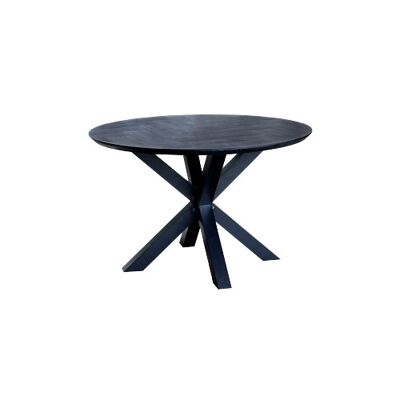 Fort Round Dining Table Top Only 180x180x4 cms -FORT180BLK