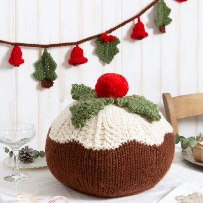 Kit de tricot de pudding de Noël