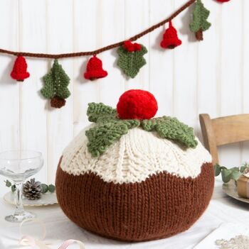 Kit de tricot de pudding de Noël 1
