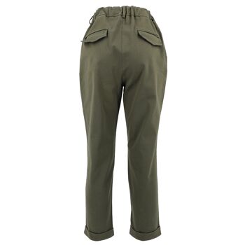 Pantalon Bonbon Vert Militaire 6