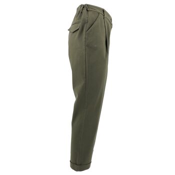 Pantalon Bonbon Vert Militaire 11