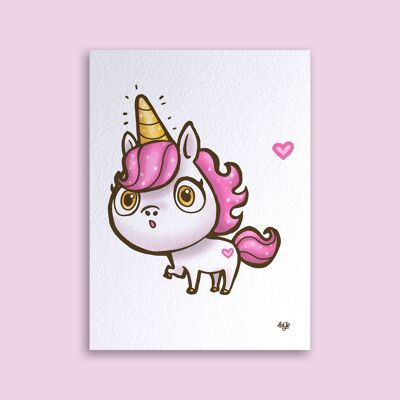 Tarjeta Lindo Unicornio