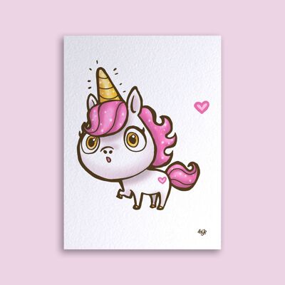 Card Cute Unicorn
