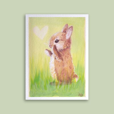 Card Bunny Love