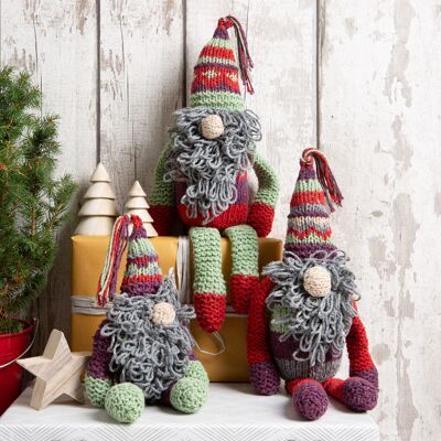 Kit de tricot Lutins de Noël