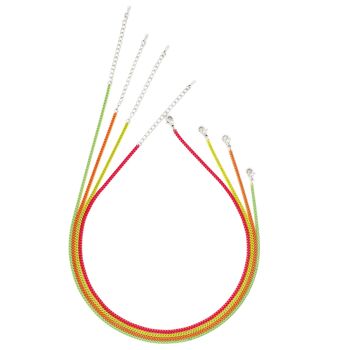 Set 4 Colliers Fluo 2