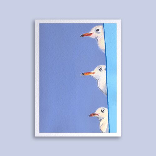 Card Seagulls