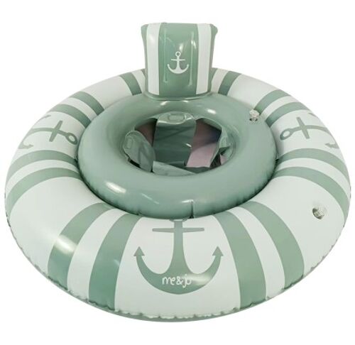 Baby swim seat in green