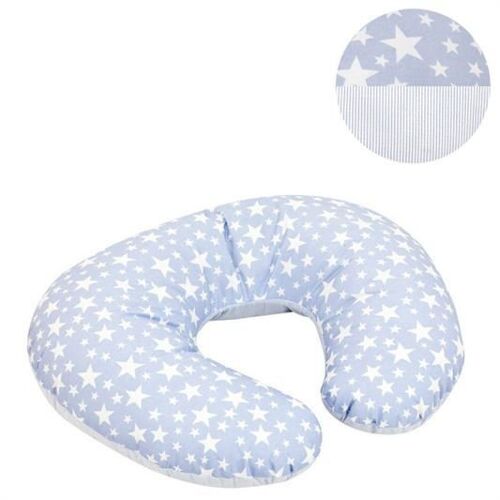 Breastfeeding pillow in blue & stars