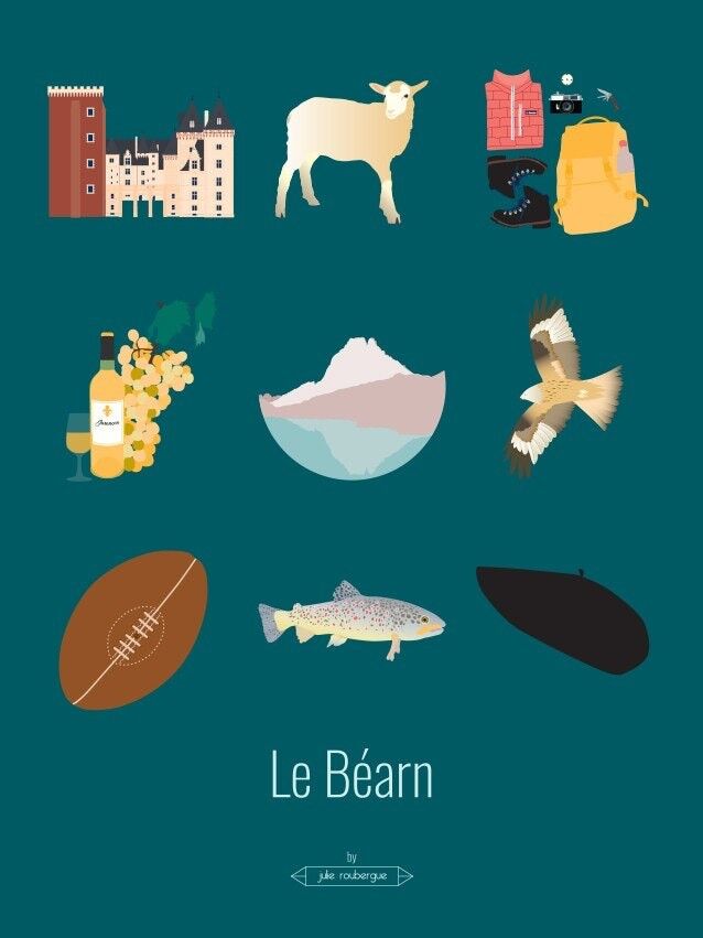 Poster LE BEARN Le Iconiche