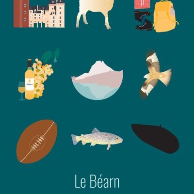 Poster LE BEARN Le Iconiche