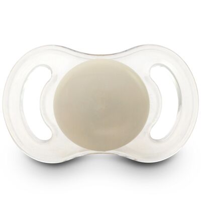 Soothers Newborn silicone 2-p Off White