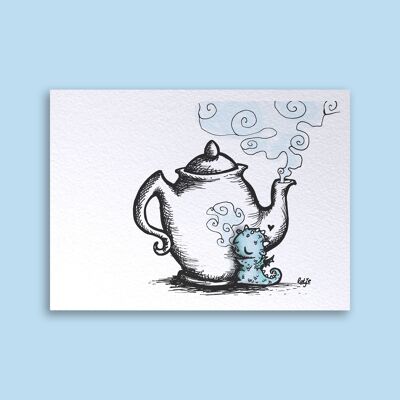 Card Teapot Dragon